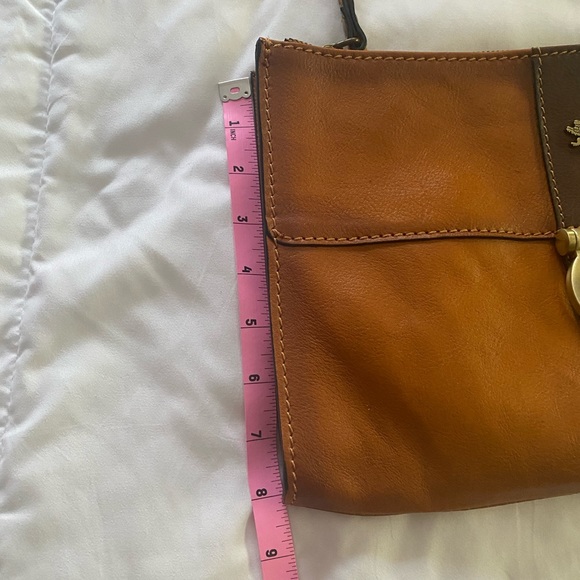 Pratesi Firenze Italian leather clutch wristlet handbag - Picture 10 of 10